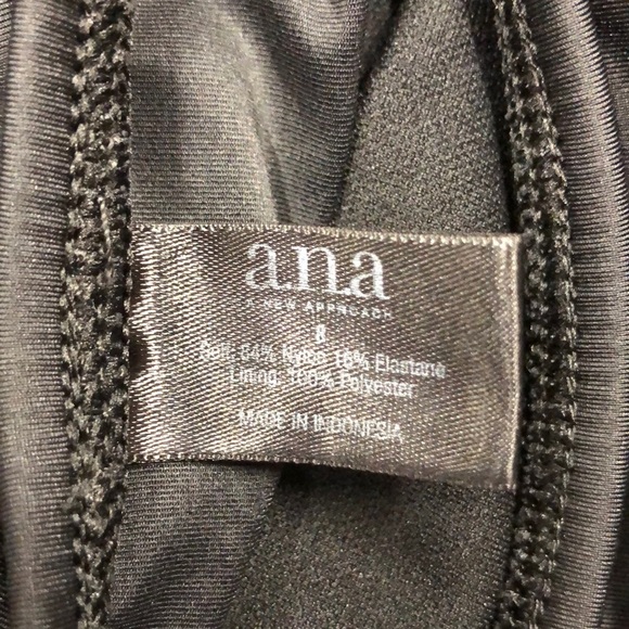 A.n.a size 8 black ruffle summer bikini bottoms - Picture 5 of 6